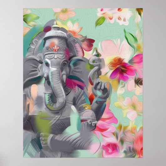 Boeddha Ganesha Art poster (Voorkant)