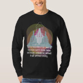 Boeddha Gautama Mindfulness Peace Loopende Kindnes T-shirt (Voorkant)