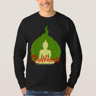 Boeddha Gautama Mindfulness Peace Loopende Kindnes T-shirt