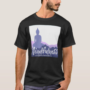Boeddha Gautama Mindfulness Peace Loopende Kindnes T-shirt