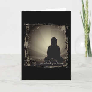 Boeddha-geest is alles kaart