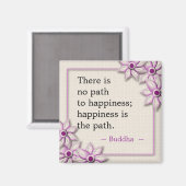 Boeddha geluk citaat magneet (Voorkant / Achterkant)