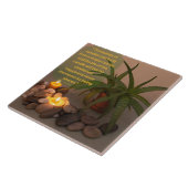 Boeddha Geluk citeert stilstaande levensfotografie Tegeltje (Zijkant)