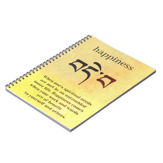 Boeddha gelukssymbool notitieboek (Linkerzijde)