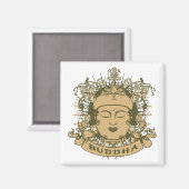  Boeddha gezicht Magneet (Voorkant / Achterkant)