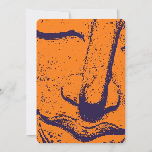 Boeddha Gezicht Zen Harmonie Boeddhahood Sinaasapp Kaart (Voorkant)