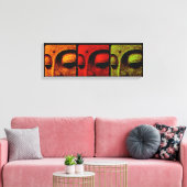 Boeddha Gezichten Triptiek Art Canvas (Insitu (Woonkamer))