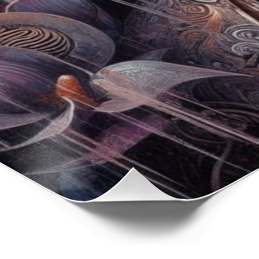 BOEDDHA GEZICHTSSCHILDERIJ #7 PERFECT POSTER (Hoek)