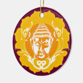 Boeddha-gezichtsversiering Keramisch Ornament (Links)