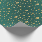 boeddha , golden + boeddha , aziatisch patroon , g cadeaupapier (Hoek)