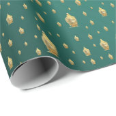 boeddha , golden + boeddha , aziatisch patroon , g cadeaupapier (Rol Hoek)