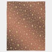 boeddha , golden + boeddha , aziatisch patroon , g fleece deken (Voorkant)