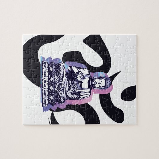 boeddha golf 3 legpuzzel (Horizontaal)