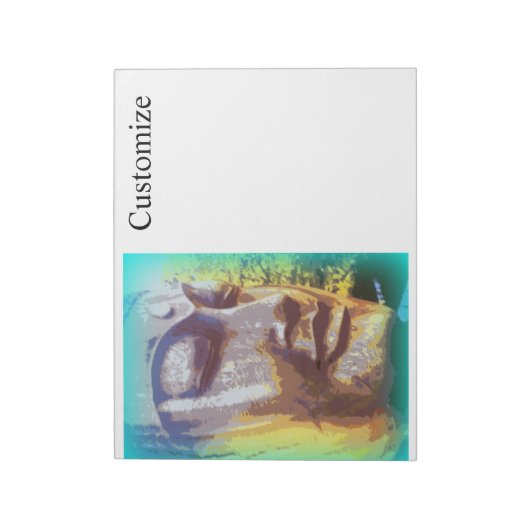 Boeddha groen Thunder_Cove Notitieblok (Linkerzijde)