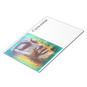 Boeddha groen Thunder_Cove Notitieblok (Schuin)