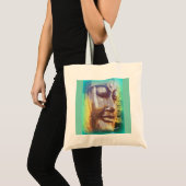 boeddha groen tote bag (Voorkant (product))