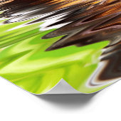 Boeddha, groen, zen, vrede, meditatie, stilte, yog poster (Hoek)