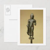 Boeddha, Gupta, Phopnar (brons) Briefkaart (Voorkant / Achterkant)
