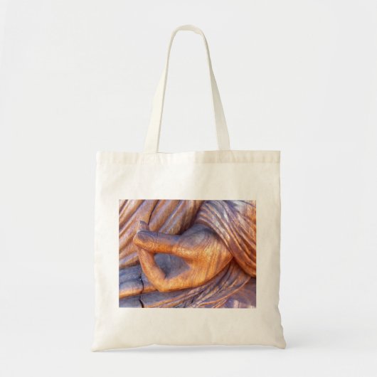 Boeddha hand canvas tas (Voorkant)
