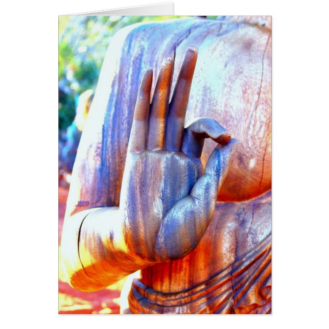 Boeddha hand in mudra (Voorkant)