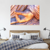 Boeddha hand mudra verpakt canvas afdruk (Insitu (Slaapkamer))