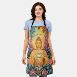 Boeddha, Hart van licht, Naam, Bloemen,  Schort