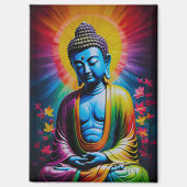 Boeddha heilige stralen van vrede magneet (Voorkant)