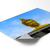 Boeddha hoofd in Bangkok Poster (Hoek)