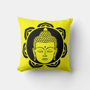 Boeddha hoofd meditatie kussen