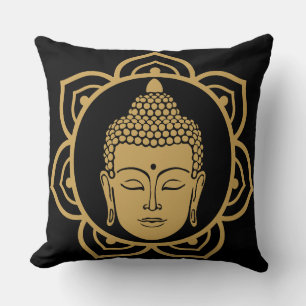 Boeddha hoofd meditatie kussen