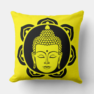 Boeddha hoofd meditatie kussen