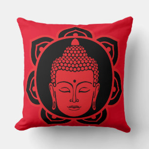Boeddha hoofd meditatie kussen