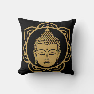 Boeddha hoofd meditatie kussen