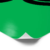 Boeddha hoofd meditatie kussen perfect poster (Hoek)