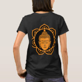 Boeddha hoofd meditatie t-shirt (Achterkant)