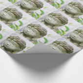 Boeddha-hoofdstandbeeld Cadeaupapier (Hoek)