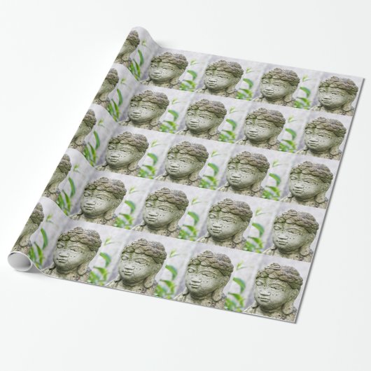 Boeddha-hoofdstandbeeld Cadeaupapier (Uitgerold)