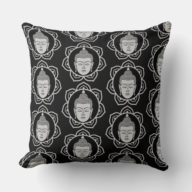 Boeddha Huis en Wonen Kussen (Voorkant)