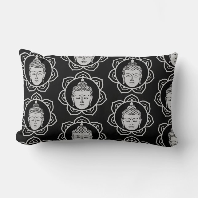 Boeddha Huis en Wonen Kussen (Voorkant)