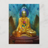 Boeddha in  alcohol briefkaart (Voorkant)