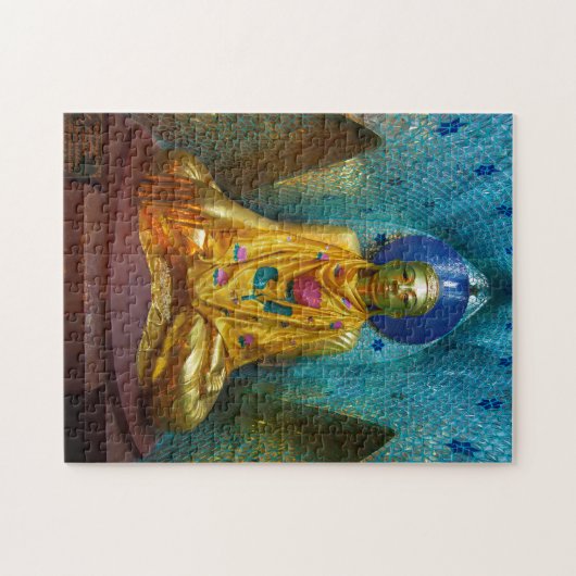 Boeddha in  alcohol legpuzzel (Horizontaal)