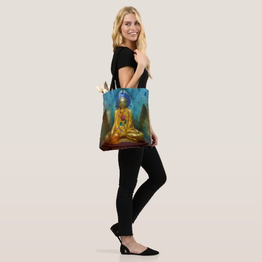 Boeddha in  alcohol tote bag (Op model)