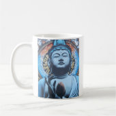 Boeddha in Blauw Koffiemok (Links)