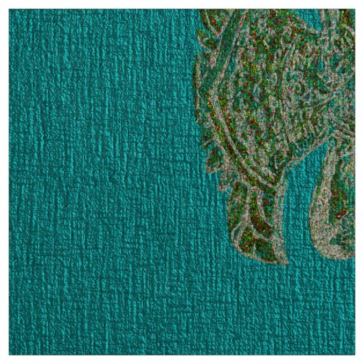 boeddha in blauw stof (Swatch)