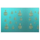 boeddha in blauw stof (Fat Quarter)