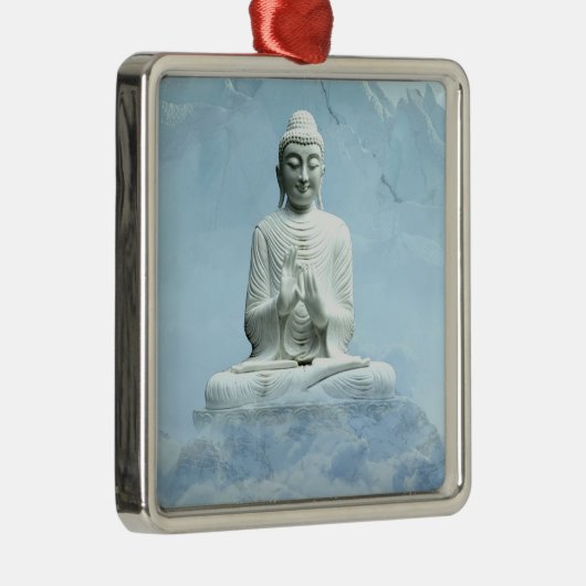 Boeddha in Clouds Metalen Ornament (Rechts)