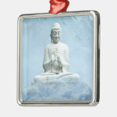 Boeddha in Clouds Metalen Ornament (Links)