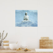 Boeddha in Clouds Poster (Keuken)