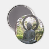 Boeddha in de Japanse Theetuin Magneet (Voorkant / Achterkant)
