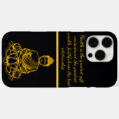 Boeddha in de Lotus Pose Case-Mate iPhone Case (Achterkant (horizontaal))